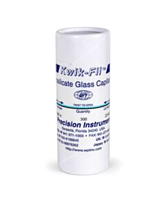 World Precision Instruments Standard Glass Capillaries, Single-Barrel, 300/Pk, 100 mm X 1.5 mm X 0.84 mm