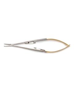 World Precision Instruments Needle Holder, Castroviejo 14cm With Lock, 1.2mm Serr T/C Jaws