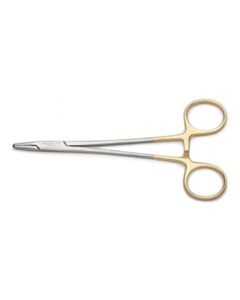 World Precision Instruments Needle Holder, Crile-Wood (G) 14.5cm, Serrated T/C Jaws