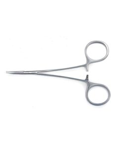 World Precision Instruments Frcps, Micro Mosq., 12.5cm (C) Cvd, Serr, 0.4 X 0.8mm Tips