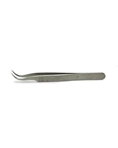 World Precision Instruments Dumont Tweezers #7, 11cm, Curved, 0.17x0.1mm Tips, Serrated