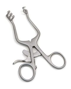 World Precision Instruments Retractor, Weitlaner, 10.8cm Str 0.15mm Tips, Sharp