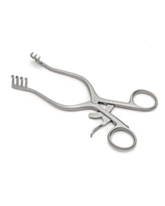 World Precision Instruments Retractor, Weitlaner 6.5" 3x4 Prongs, Sharp