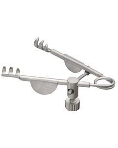 World Precision Instruments Retractor, Agricola, 4cm 3x3 Sharp Prongs