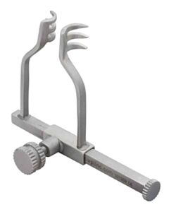 World Precision Instruments Retractor, Goldstein 4cm 3x3 Shp Teeth, 4.5x3.3mm, 3cm