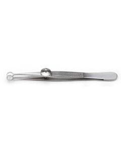 World Precision Instruments Forceps, Large Ring, 10cm Long 4.8mm Id, 6.0mm Od, W/Screw