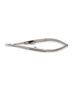 World Precision Instruments Needle Hldr, Castroviejo W/Lock Smooth Jaws, Straight, 14cm