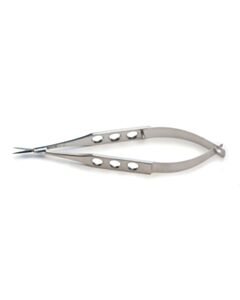 World Precision Instruments Katena-Vannas Scissors, SS, 11cm Blade Straight, Thin, 10mm