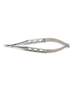 World Precision Instruments Katena-Vannas Scissors SS 11cm Blade Curved, Thin 10mm