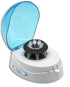 World Precision Instruments Mini Centrifuge, Blue Lid, 2 Rotors, 110v