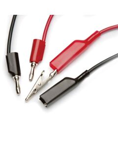 World Precision Instruments Extension Cable, Male Banana To Mini-Gator, 36"