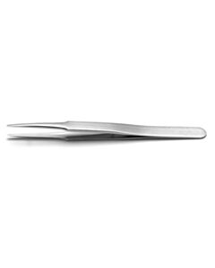 World Precision Instruments Swiss High Precision Tweezers, 12 Cm, Straight, Flat/Round Tips