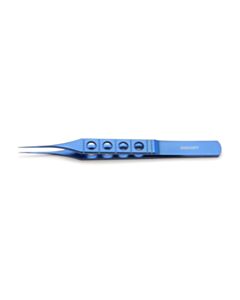 World Precision Instruments Forceps, 11.5cm, Straight, 1x2 Teeth, Tying Platform