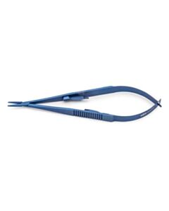 World Precision Instruments Castroviejo Needle Holder With Lock, 14cm, Straight, Serrated, Titanium