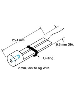World Precision Instruments Microelectrode Holder, Straight, Female Connector