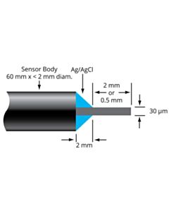 World Precision Instruments Micro Nitric Oxide Sensor, 30 Um, 2 mm