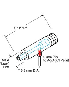 World Precision Instruments Microelectrode Holder, 1 mm