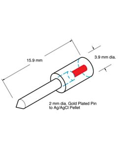 World Precision Instruments Reference Cells, 2 mm Pin