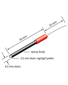 World Precision Instruments Reference Cells, 4.5 mm X 50 mm Epoxy