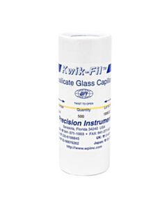 World Precision Instruments Thin Wall Glass Capillaries, 500/Pk, 100 mm X 1 mm X 0.75 mm
