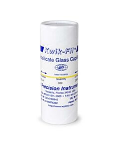 World Precision Instruments Thin Wall Glass Capillaries, 300/Pk, 100 mm X 1.5 mm X 1.12 mm