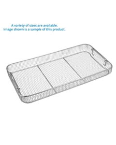 World Precision Instruments Crimped Wire Mesh Sterilization Baskets, Tilted Handles-Wp-4402cw