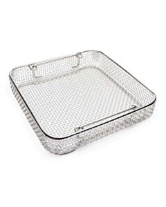 World Precision Instruments Wire Mesh Sterilization Basket, Drop Handles, 240 mm X 240 mm X 50 mm