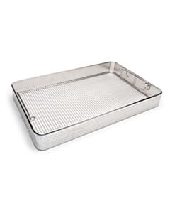 World Precision Instruments Sterilization Baskets, Side Perforated, Flat Base, 405 mm X 250 mm X 50 mm