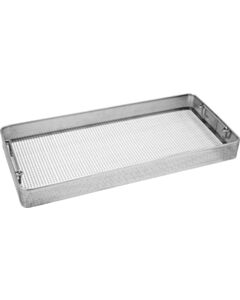 World Precision Instruments Sterilization Baskets, Side Perforated, Woven Wire Base, 405 mm X 250 mm X 30 mm