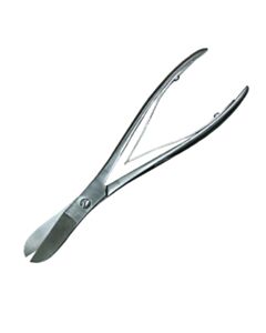 World Precision Instruments Rib Shears Plain Curved Screw Lock, 9 In