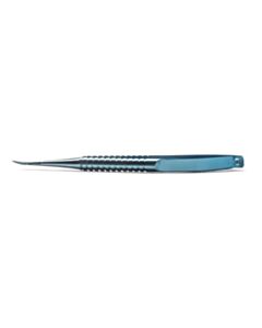 World Precision Instruments Barraquer Needle Holder, 11.5cm, 9mm Curved Tips, Titanium