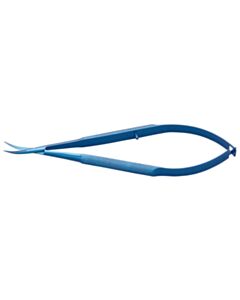 World Precision Instruments Castroviejo Curved Scissors, 12cm, Curved, Titanium