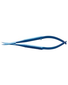 World Precision Instruments Westcott Curved Scissors, 11.5cm, Curved, Blunt, 21mm Tips, Titanium