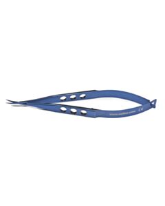 World Precision Instruments Iris Scissors, 10.5cm, Curved, Sharp, Titanium