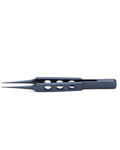 World Precision Instruments Forceps With Tying Platform, 8.5cm, Straight, Titanium