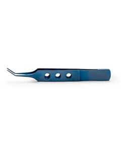 World Precision Instruments Mcpherson Forceps, 8.5cm, Angled, 4.5mm Tying Platform, Titanium