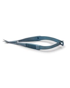 World Precision Instruments Vannas Scissors, 8.2cm, Angled Up, Titanium