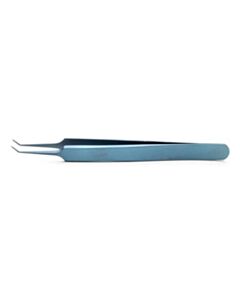 World Precision Instruments Jewelers #5 Forceps, 11cm, Angled, Titanium