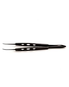 World Precision Instruments Jaffe Forceps, 10 Cm, Curved, 0.3 mm Tips