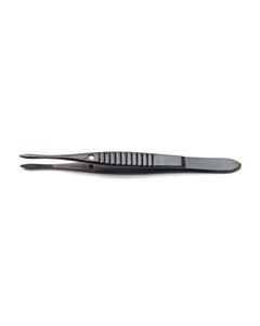 World Precision Instruments Moorfield Forceps, 11 Cm, Black Coating, 0.9 mm Tips