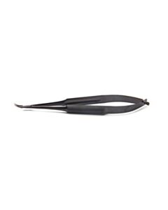 World Precision Instruments Barraquer Micro Needle Holder, 0.6 mm Smooth Curved Tips, 12cm