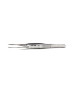 World Precision Instruments Moorfield Forceps, 11 Cm, Straight, 0.9 mm Serrated Tips