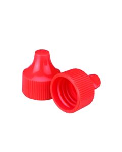DWK WHEATON® Dropper Tip Cap, 20-410, Orange, Case of 100