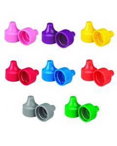 DWK WHEATON® Dropper Tip Cap, 20-410, Gray, Case of 100