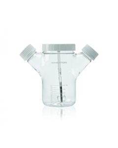 DWK WHEATON® MAGNA FLEX™ Double Sidearm Spinner Flask, 125 mL