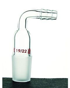 Kemtech Adapter Vaccum/Gas 90deg 14/20 Inner