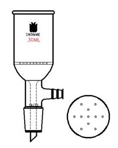 Kemtech Funnel Buchner Perf Plate 14/20 30ml