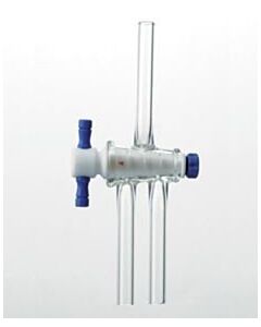 Kemtech Stopcock Dbl Obl Ptfe 2mm