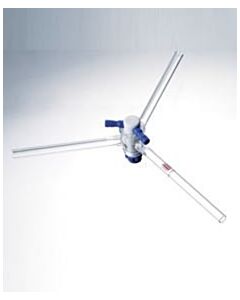 Kemtech Stopcock 120 Deg Ptfe 2mm
